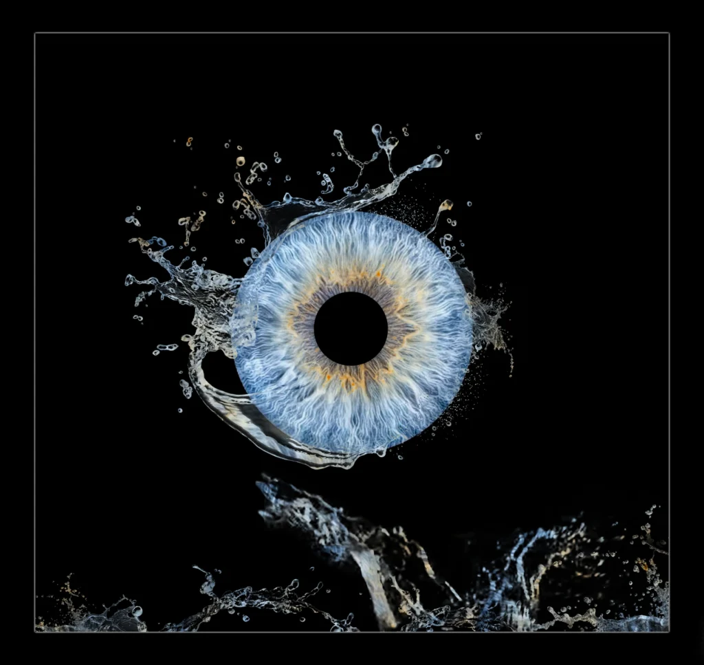 Photo Iris Oise Oeil Bleu