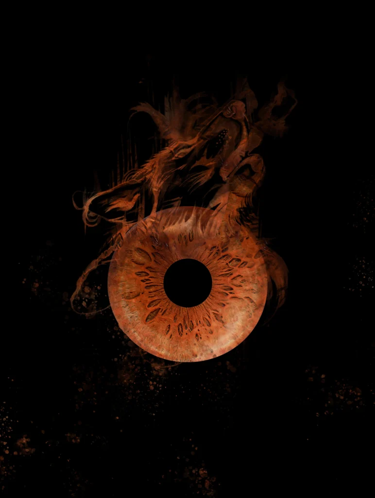 Photo Iris Oise Regard Intense